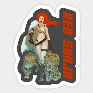 Red Sonja Sticker